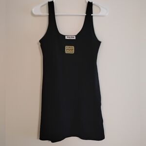 Miu Miu Black Sleeveless Dress